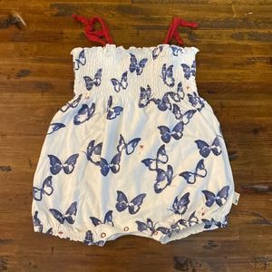 Burts Bee’s • Butterfly Romper • 18M
